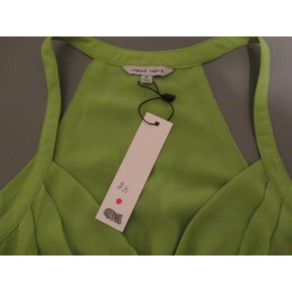Naked Zebra Green Tank top - Picture 2 of 3